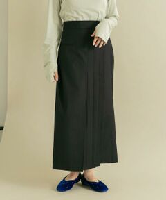 KBF / ケービーエフ スカート | ラップライクプリーツスカート