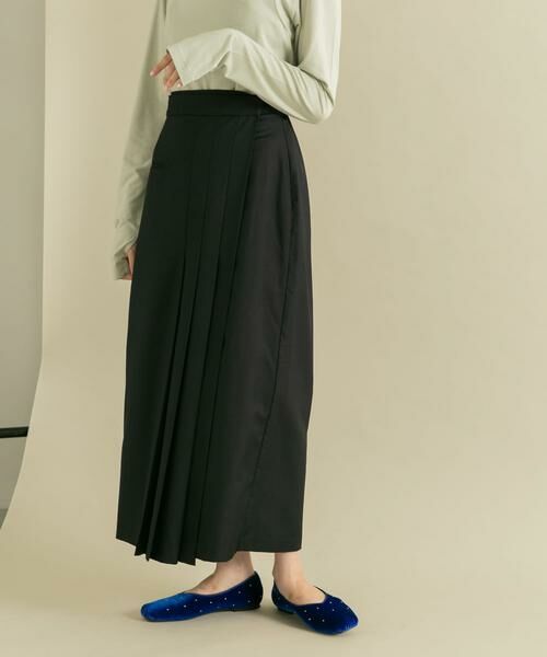 KBF / ケービーエフ スカート | ラップライクプリーツスカート | 詳細2
