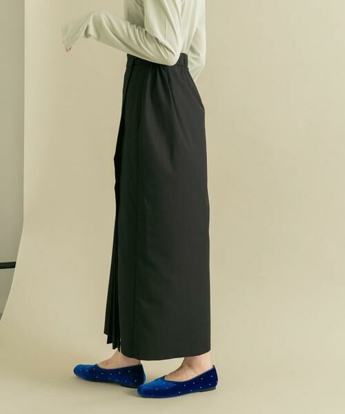 KBF / ケービーエフ スカート | ラップライクプリーツスカート | 詳細3