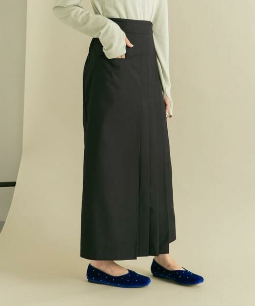 KBF / ケービーエフ スカート | ラップライクプリーツスカート | 詳細4