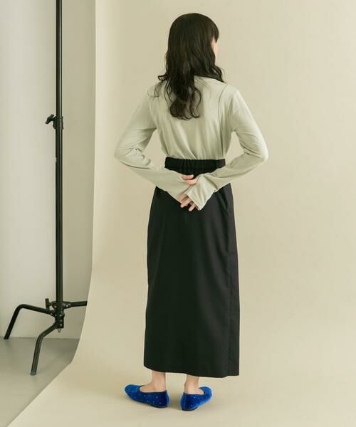 KBF / ケービーエフ スカート | ラップライクプリーツスカート | 詳細8