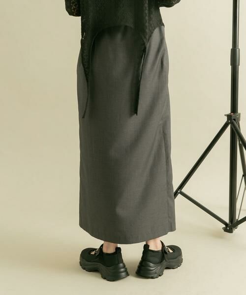 KBF / ケービーエフ スカート | ラップライクプリーツスカート | 詳細19