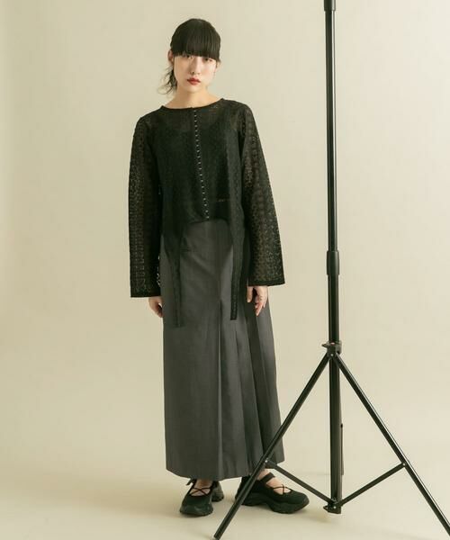 KBF / ケービーエフ スカート | ラップライクプリーツスカート | 詳細20