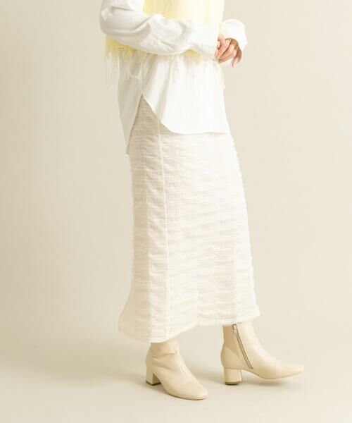KBF / ケービーエフ スカート | シャーリングIラインスカート | 詳細1