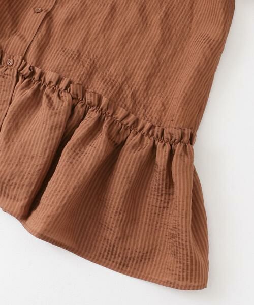 KBF / ケービーエフ ワンピース | ボリュームスリーブストライプミニワンピース | 詳細8