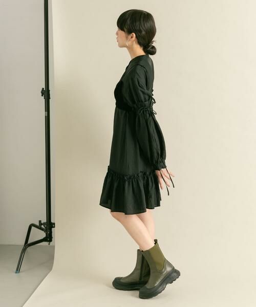 KBF / ケービーエフ ワンピース | ボリュームスリーブストライプミニワンピース | 詳細20