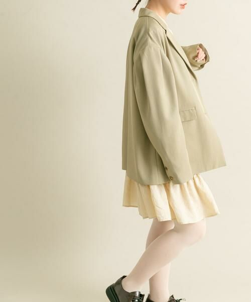 KBF / ケービーエフ ワンピース | ボリュームスリーブストライプミニワンピース | 詳細25