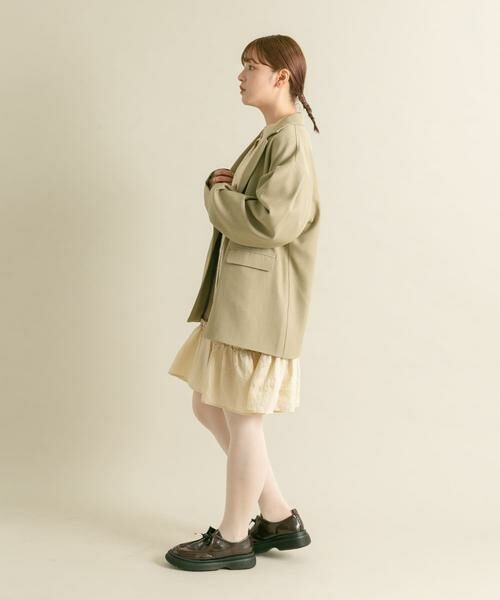 KBF / ケービーエフ ワンピース | ボリュームスリーブストライプミニワンピース | 詳細28