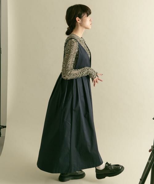 KBF / ケービーエフ ワンピース | 『2サイズ展開』ディープネックジャンパースカート | 詳細2