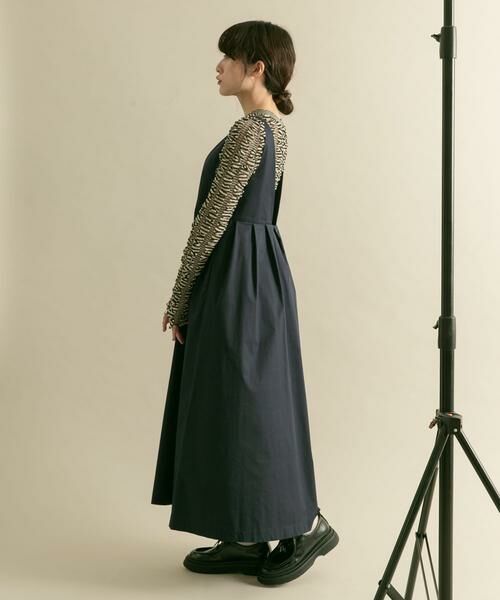 KBF / ケービーエフ ワンピース | 『2サイズ展開』ディープネックジャンパースカート | 詳細3