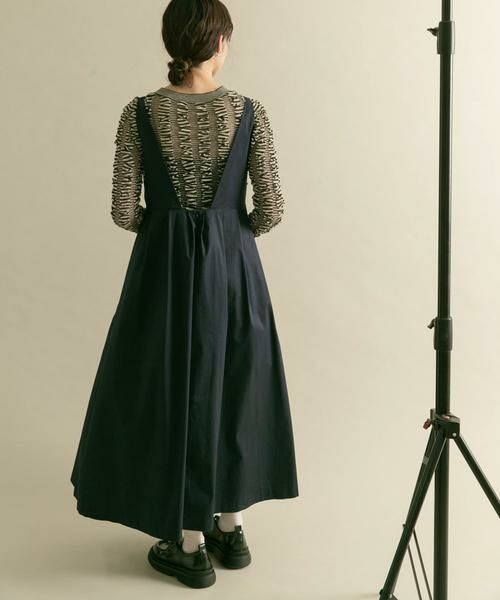 KBF / ケービーエフ ワンピース | 『2サイズ展開』ディープネックジャンパースカート | 詳細4