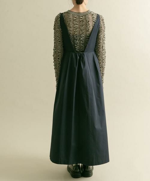 KBF / ケービーエフ ワンピース | 『2サイズ展開』ディープネックジャンパースカート | 詳細7