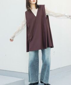 KBF / ケービーエフ ワンピース | ショルダータックミニワンピース