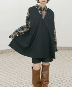 KBF / ケービーエフ ワンピース | ショルダータックミニワンピース