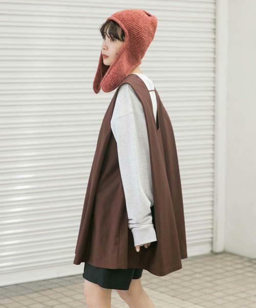 KBF / ケービーエフ ワンピース | ショルダータックミニワンピース | 詳細4