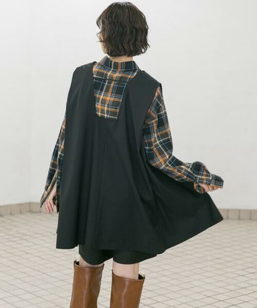 KBF / ケービーエフ ワンピース | ショルダータックミニワンピース | 詳細21