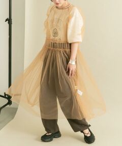 KBF / ケービーエフ ワンピース | パワースリーブチュールワンピース