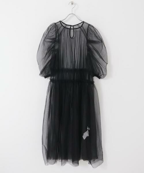 KBF / ケービーエフ ワンピース | パワースリーブチュールワンピース | 詳細7