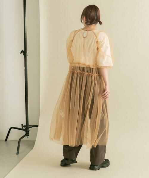 KBF / ケービーエフ ワンピース | パワースリーブチュールワンピース | 詳細15