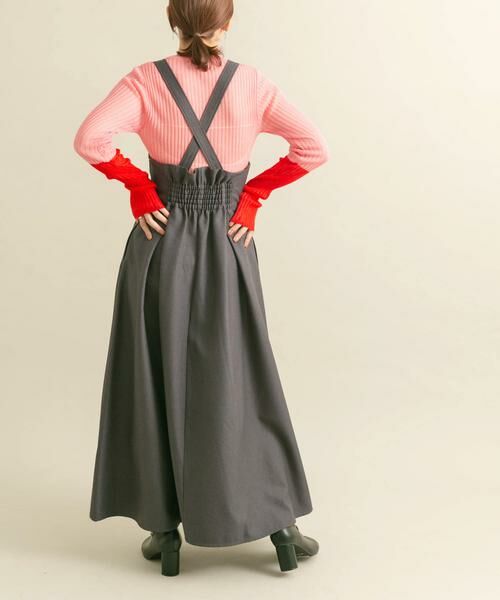KBF / ケービーエフ ワンピース | フロントタックジャンパースカート | 詳細14
