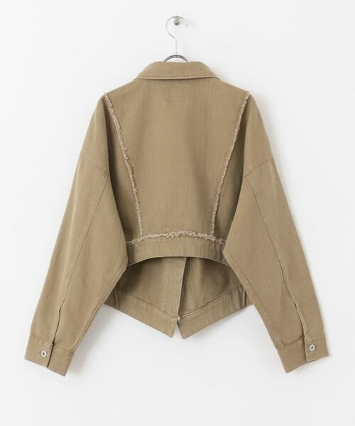 KBF / ケービーエフ その他アウター | フリンジカーブヘムジャケット | 詳細10