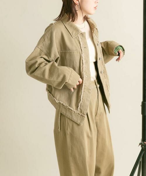 KBF / ケービーエフ その他アウター | フリンジカーブヘムジャケット | 詳細3