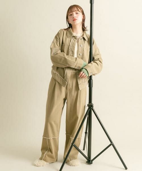 KBF / ケービーエフ その他アウター | フリンジカーブヘムジャケット | 詳細5