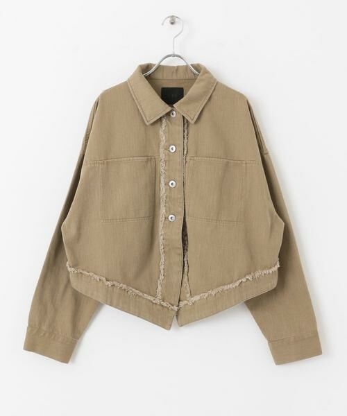 KBF / ケービーエフ その他アウター | フリンジカーブヘムジャケット | 詳細8