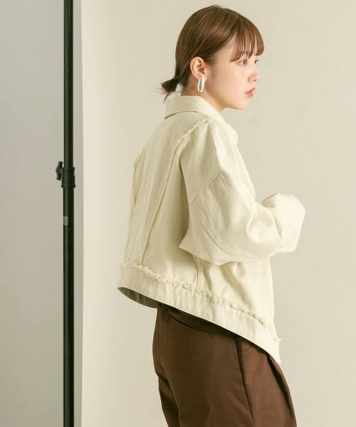 KBF / ケービーエフ その他アウター | フリンジカーブヘムジャケット | 詳細16