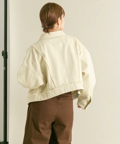 KBF / ケービーエフ その他アウター | フリンジカーブヘムジャケット | 詳細17