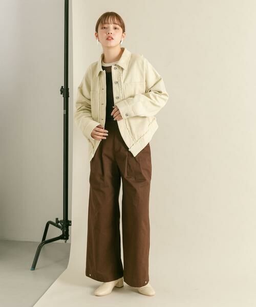 KBF / ケービーエフ その他アウター | フリンジカーブヘムジャケット | 詳細18