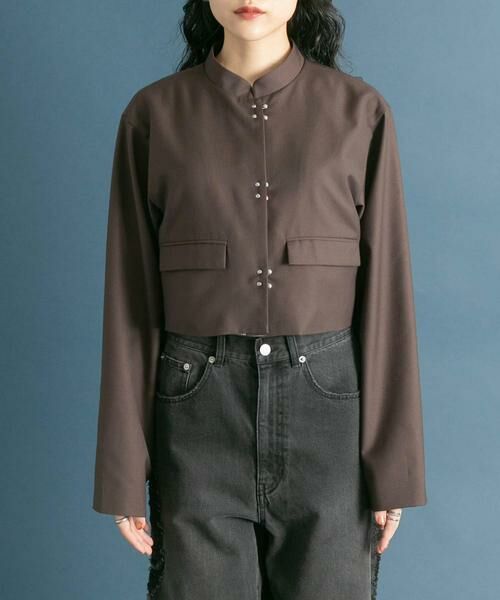 KBF / ケービーエフ その他アウター | クロップドホックジャケット | 詳細10