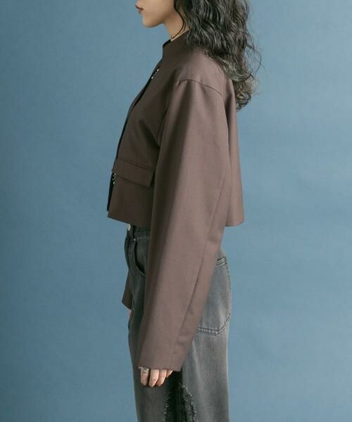 KBF / ケービーエフ その他アウター | クロップドホックジャケット | 詳細11