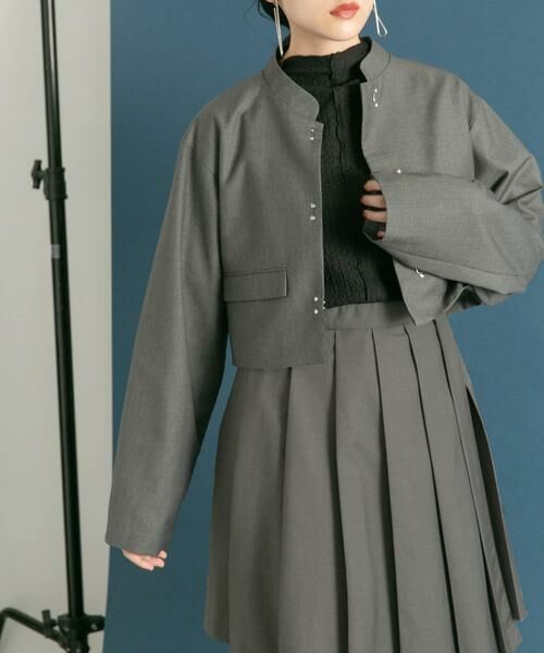 KBF / ケービーエフ その他アウター | クロップドホックジャケット | 詳細16