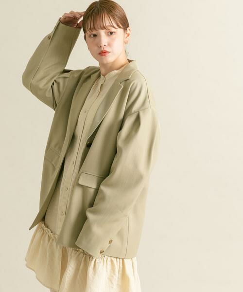KBF / ケービーエフ その他アウター | ショルダータックBIGジャケット | 詳細1