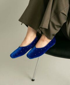 KBF / ケービーエフ パンプス | スタッズベロアパンプス