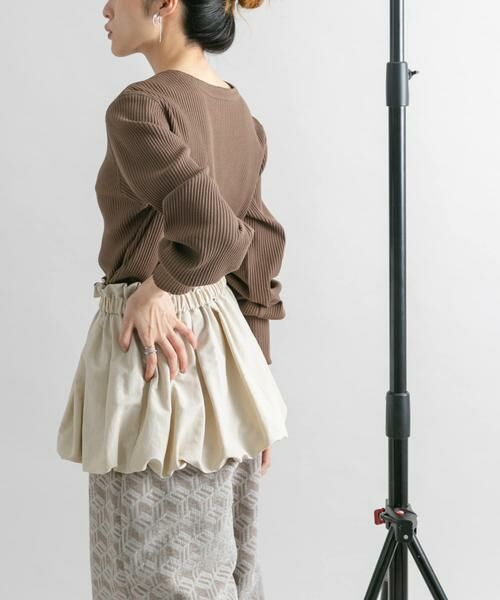 KBF / ケービーエフ カーディガン・ボレロ | バルーンパーツSETリブトップス | 詳細2