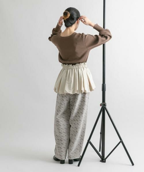 KBF / ケービーエフ カーディガン・ボレロ | バルーンパーツSETリブトップス | 詳細6