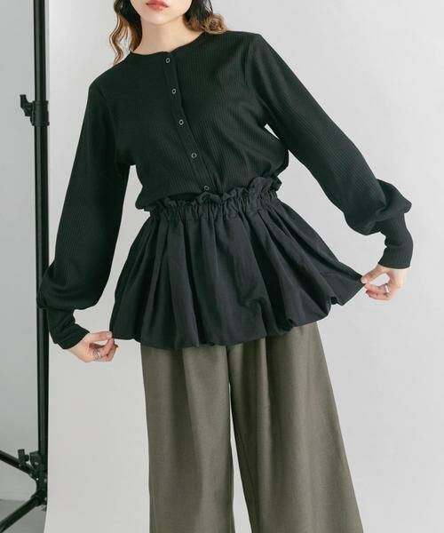 KBF / ケービーエフ カーディガン・ボレロ | バルーンパーツSETリブトップス | 詳細27