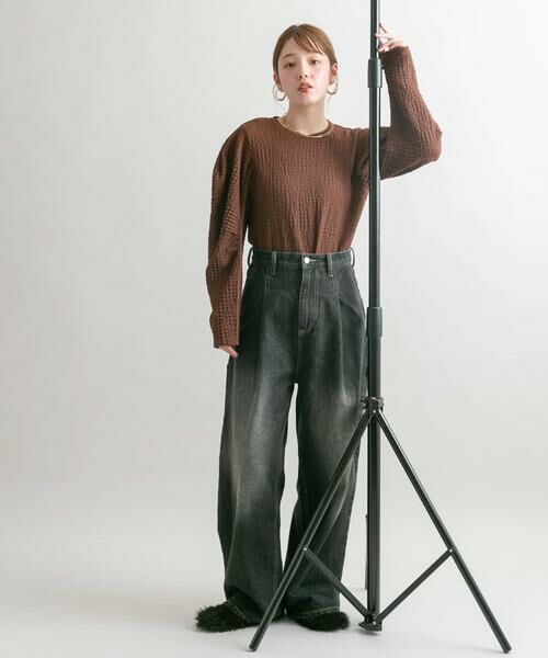 KBF / ケービーエフ Tシャツ | カーブスリーブカットソー | 詳細4