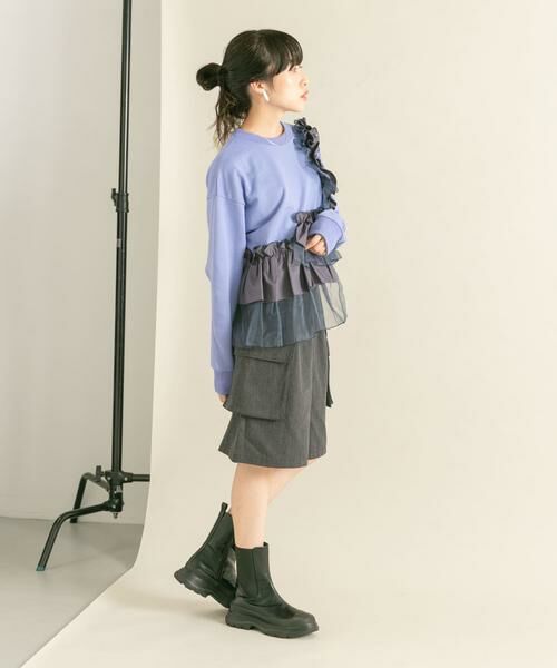 KBF / ケービーエフ スウェット | フリルドッキングスウェット | 詳細10