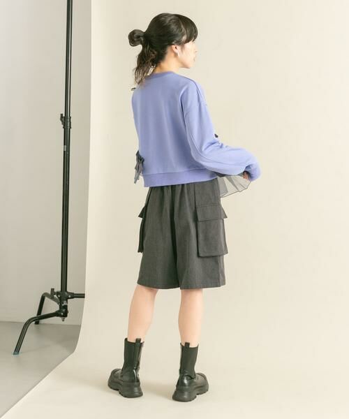 KBF / ケービーエフ スウェット | フリルドッキングスウェット | 詳細11