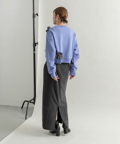 KBF / ケービーエフ スウェット | フリルドッキングスウェット | 詳細4