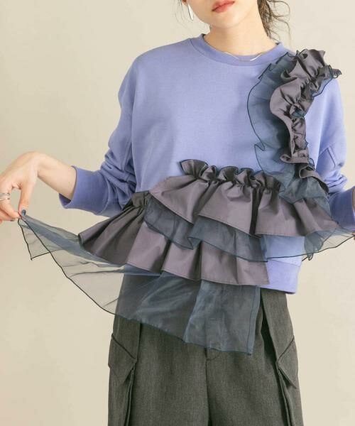 KBF / ケービーエフ スウェット | フリルドッキングスウェット | 詳細5
