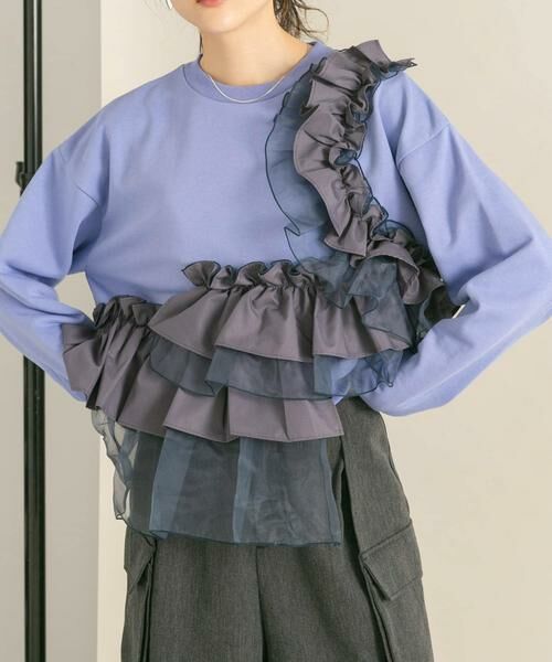 KBF / ケービーエフ スウェット | フリルドッキングスウェット | 詳細6