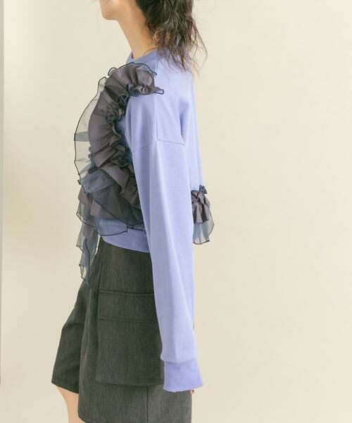 KBF / ケービーエフ スウェット | フリルドッキングスウェット | 詳細7