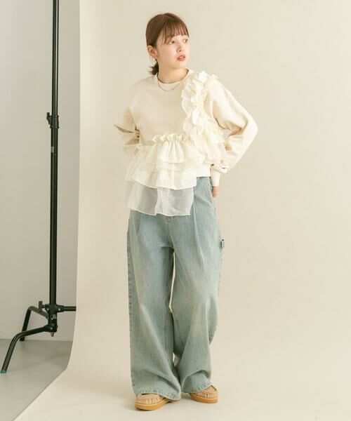 KBF / ケービーエフ スウェット | フリルドッキングスウェット | 詳細27