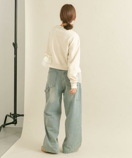 KBF / ケービーエフ スウェット | フリルドッキングスウェット | 詳細29