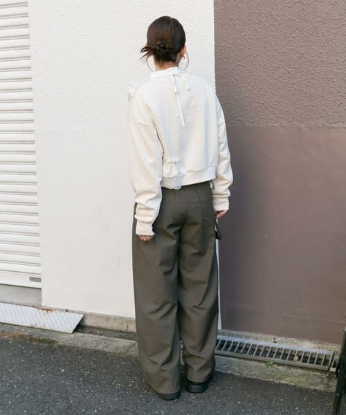 KBF / ケービーエフ スウェット | フリルドッキングスウェット | 詳細22