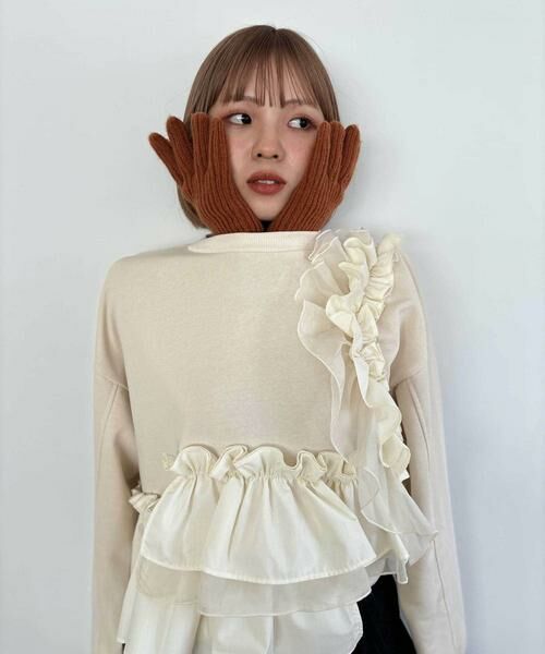 KBF / ケービーエフ スウェット | フリルドッキングスウェット | 詳細23